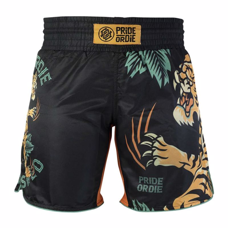 Pride Or Die unleashed v2 MMA Shorts - Black